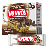 No Nuts! empaque frontal mostrando paquete de 12 y beneficios