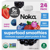NOKA pouch frontal del pack de 24, conveniencia y nutrición instantánea