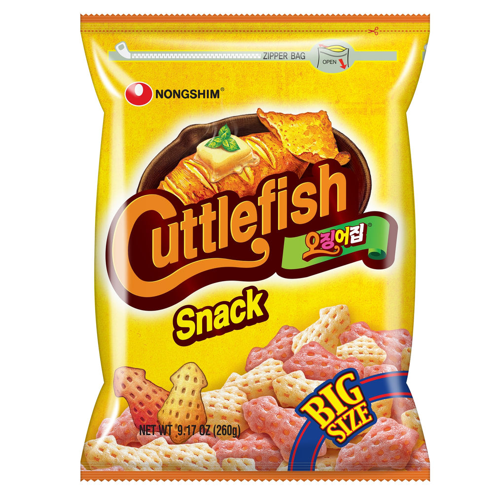 Nongshim paquete frontal mostrando diseño y tamaño para compra clara
