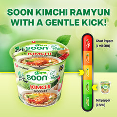 Nongshim primer plano del caldo rico en umami y aspecto apetitoso