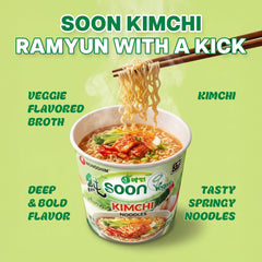 Nongshim etiqueta lateral con ingredientes y ventaja vegana clara