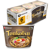 Nongshim bowl frente mostrando etiqueta y diseño, atractivo inmediato