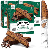 Nonni's frente del empaque mostrando cajas y marca, ideal para identificar producto