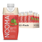 NOOMA vista frontal del paquete Watermelon Lime, hidratación orgánica práctica