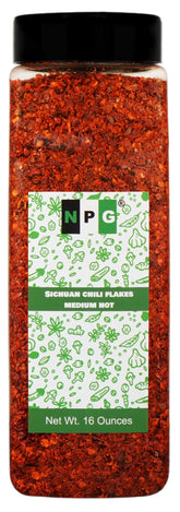 NPG copos Sichuan frontal con envase, conserva sabor y frescura