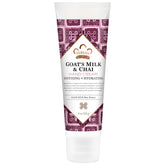 Nubian Heritage crema de manos frontal mostrando envase y tamaño portátil