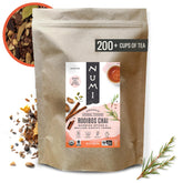 Numi empaque frontal mostrando mezcla orgánica y beneficios de sabor