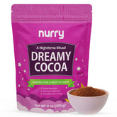 NURRY caja frontal del producto mostrando diseño y raciones, alta calidad relajante