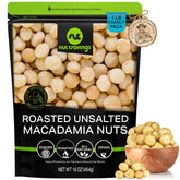 Nut Cravings frente del empaque mostrando bolsa resellable y etiqueta clara