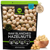 Nut Cravings empaque frontal mostrando la bolsa resellable y beneficio de frescura
