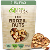 Nut Cravings Hearty Fields empaque frontal mostrando 32 oz y nueces enteras
