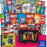 Nut Cravings caja frontal I AM SNACKY mostrando presentación premium y sorpresa