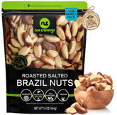 Nut Cravings frente del paquete mostrando bolsa resellable y presentación