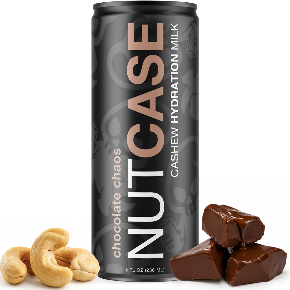 Nutcase frente del envase pack 12 mostrando diseño y conveniencia