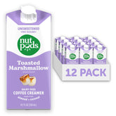 nutpods frente del empaque mostrando pack y beneficio de larga conservación