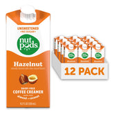 nutpods envase frontal hazelnut mostrando diseño y uso práctico