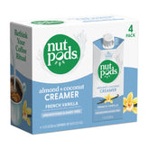 nutpods envase frontal mostrando la marca y formato 11.2 oz, práctico para despensa