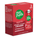 nutpods envase frontal mostrando pack de 3, conveniencia y sabor
