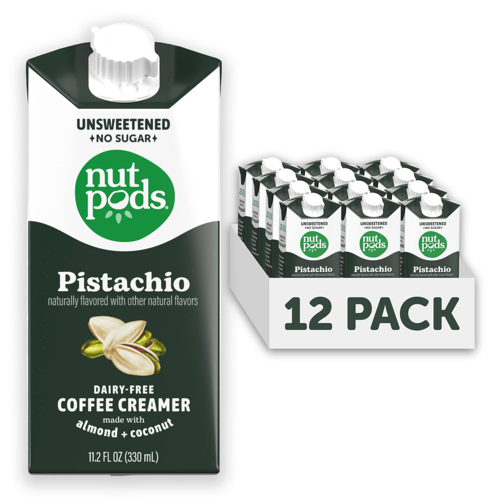 nutpods envase frontal pistachio muestra marca y beneficio cremosidad