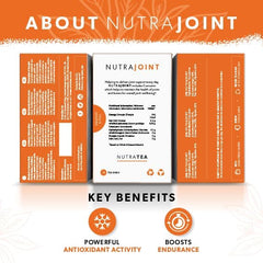 Nutra Tea primer plano de bolsita reutilizable mostrando costura útil