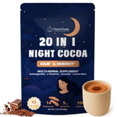 NutraTaste envase frontal del cacao nocturno mostrando la marca y beneficios