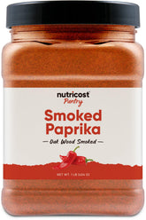 Nutricost envase frontal de pimentón ahumado 1 lb para cocina versátil