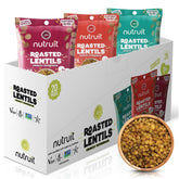 nutruit caja frontal con 20 paquetes, variedad de sabores y conveniencia