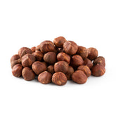 NUTS U.S. empaque frontal mostrando avellanas jumbo y sello no GMO