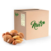 NUTS - U.S. vista frontal de la bolsa resellable con mezcla en cáscara, frescura garantizada