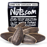 Nuts.com bolsa frontal 2 lb con semillas de girasol jumbo, práctico y sin sal