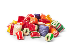 Nuts.com frasco decorativo lleno de caramelos surtidos, perfecto para centros de mesa