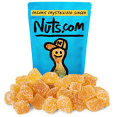 Nuts.com paquete frontal del jengibre cristalizado, práctico para llevar