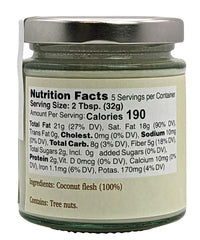 Nutural World textura cremosa de la crema de coco para recetas cremosas