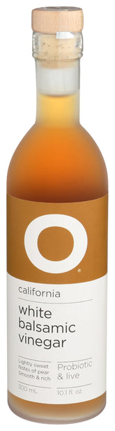 O Olive Oil botella frontal clara mostrando diseño y volumen
