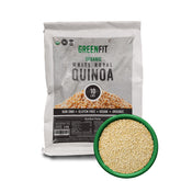 OA QUINOA paquete frontal mostrando 10 libras y beneficio de rendimiento