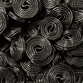 OBELYS bolsa frontal de ruedas de regaliz negro, ideal para compartir