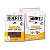 Oberto empaques frontales del jerky para fácil identificación y conveniencia