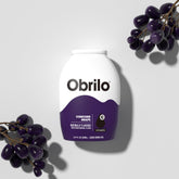 Obrilo botella frontal de 2 fl oz concentrado de uva Concord, práctico y sin azúcar