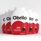 Obrilo botella frontal pack Cherry Limeade mostrando diseño y tamaño
