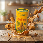 OCA envase frontal mostrando pack doble y beneficios nutritivos