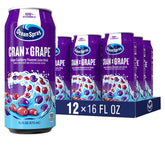Ocean Spray Cran-Grape lata vista frontal mostrando el diseño y el sabor