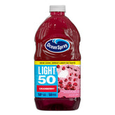 Ocean Spray botella frontal mostrando tamaño y marca, solución práctica