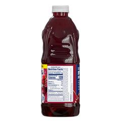 Ocean Spray etiqueta nutricional clara con información de vitamina C