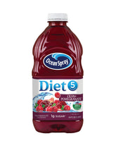 Ocean Spray botella frontal 64 fl oz mostrando diseño y capacidad