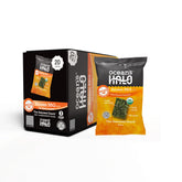 Ocean's Halo frente del paquete Korean BBQ mostrando diseño y beneficios ecológicos