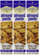 Odense pasta de almendra frontal paquete mostrando unidades y conveniencia