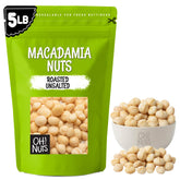 Oh! Nuts bolsa frontal mostrando 5 lb y sello de calidad
