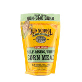 Old School Brand empaque frontal mostrando producto y origen Non‑GMO