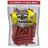 Old Trapper bolsa frontal teriyaki mostrando tamaño y conveniencia