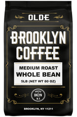 OLDE BROOKLYN COFFEE frente del paquete mostrando diseño y tamaño, conveniencia